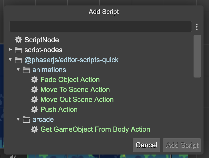 add script node