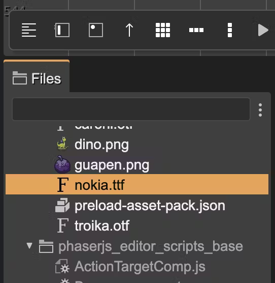 upload font file