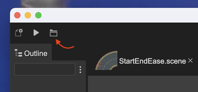 Go to scene button