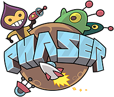 Phaser planet vector logo