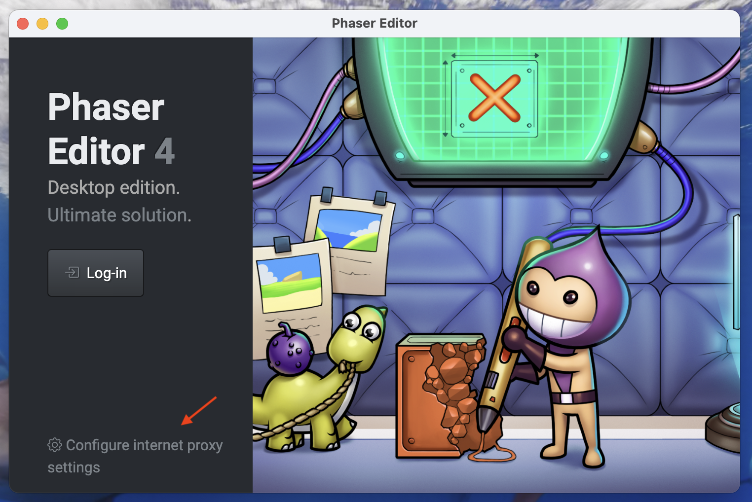 Change proxy link