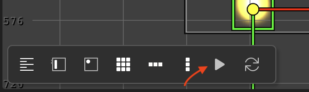 Play and refresh buttons
