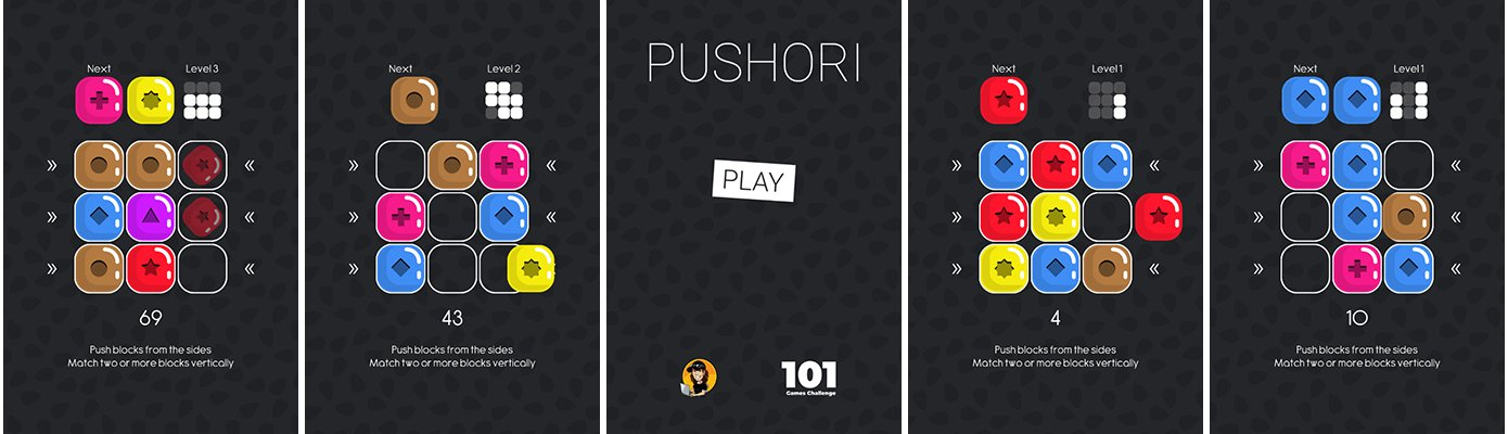 Pushori screenshots
